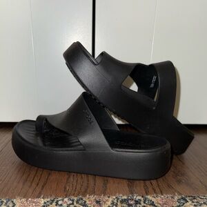 CROCS Black Women's Slide Sandals